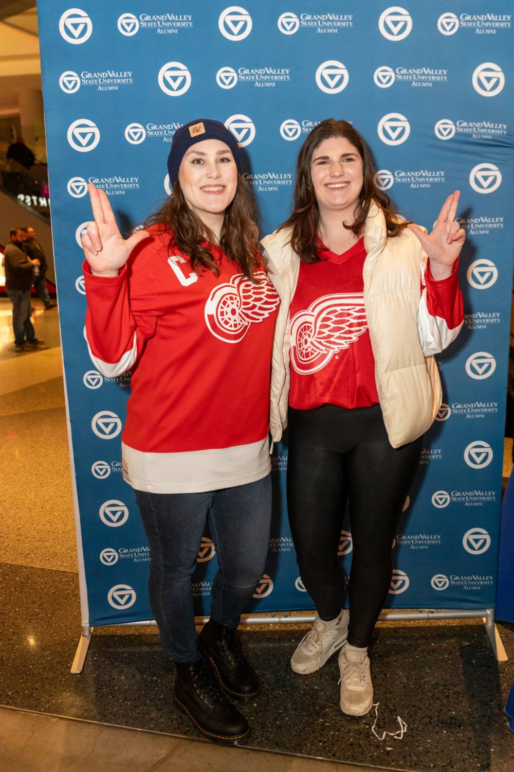 Two alums anchoring up.